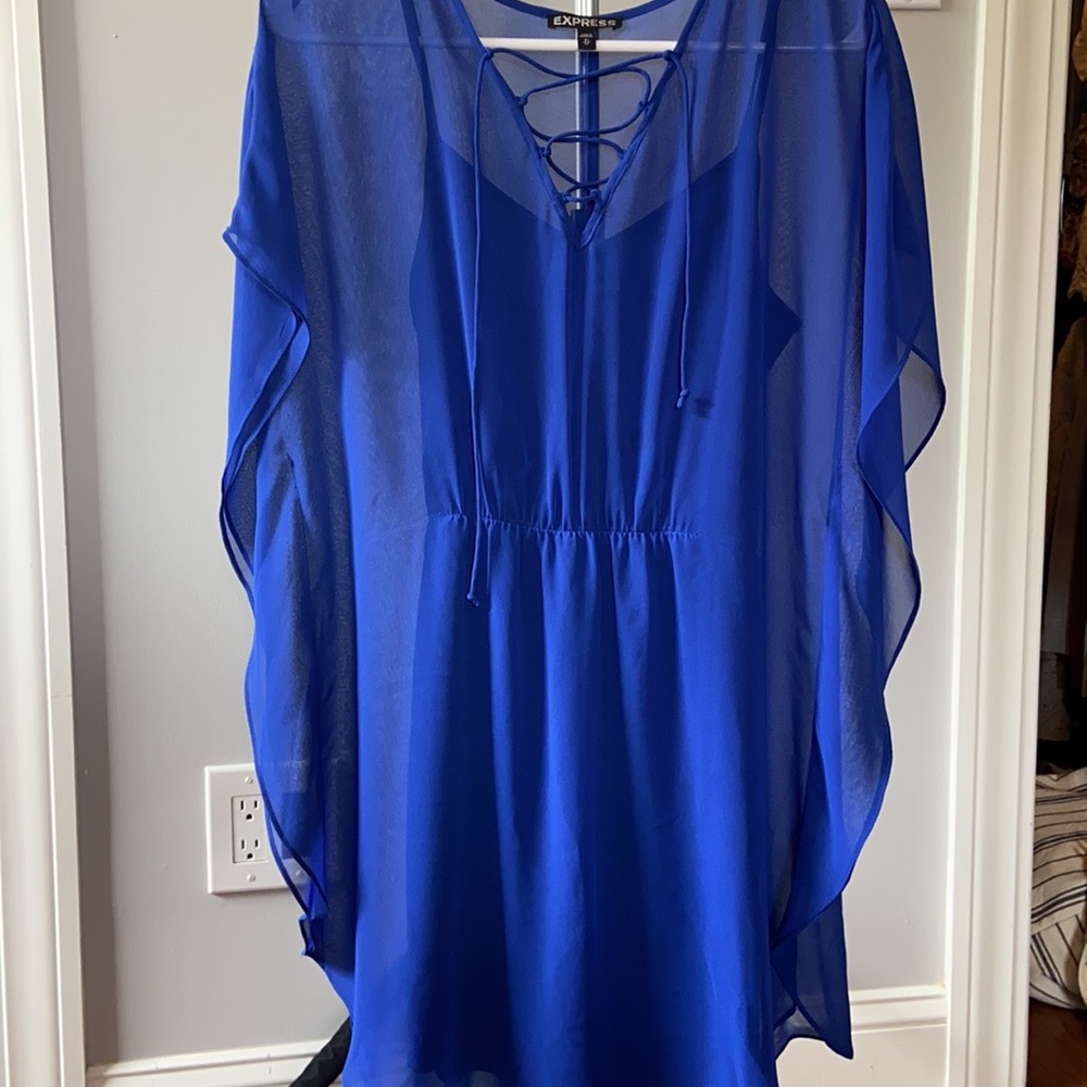 Blue dress, XS, Express, perfect for vacation!